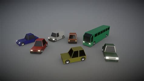 Low Poly Car Pack Download Free 3d Model By Naudaff3d 02e9ed5