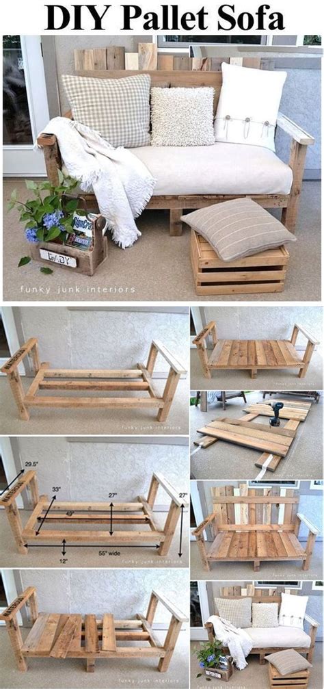 Patio deck out of 25 wooden pallets • 1001 pallets. DIY Crafts - Crate and Pallet DIY Pallet Sofa - ListSpirit ...
