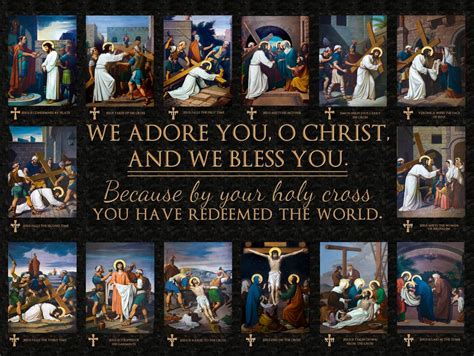 Emmerich Stations Of The Cross Posters Set Of 14 Catholic To The