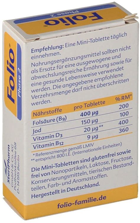 Steripharm Folio 2 Filmtabletten 90 Stk Ab 10 38 Preisvergleich