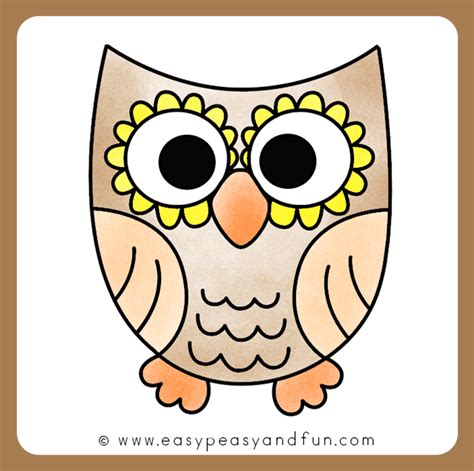 Simple Cute Owl Drawing Free Download On Clipartmag