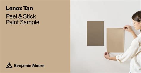 Lenox Tan Paint Sample By Benjamin Moore Hc 44 Peel And Stick Paint