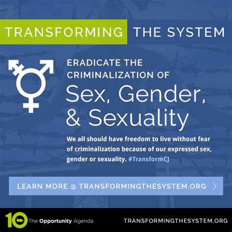 Eradicate The Criminalization Of Sex Gender And Sexuality