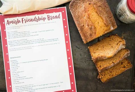 The starter recipe for amish friendship bread. Amish Friendship Bread Recipe, Starter Recipe & Gifting ...