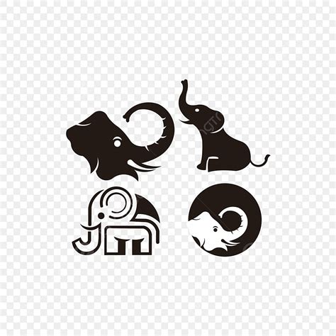Elefante Diseño De Logo Vector Vector Plantilla Inspiracion Logo Icons