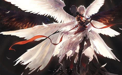 Hd Wallpaper Anime Boys Granblue Fantasy Wings Angel Devil