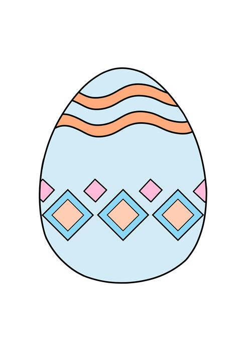 12 Free Printable Colored Easter Eggs Laptrinhx News