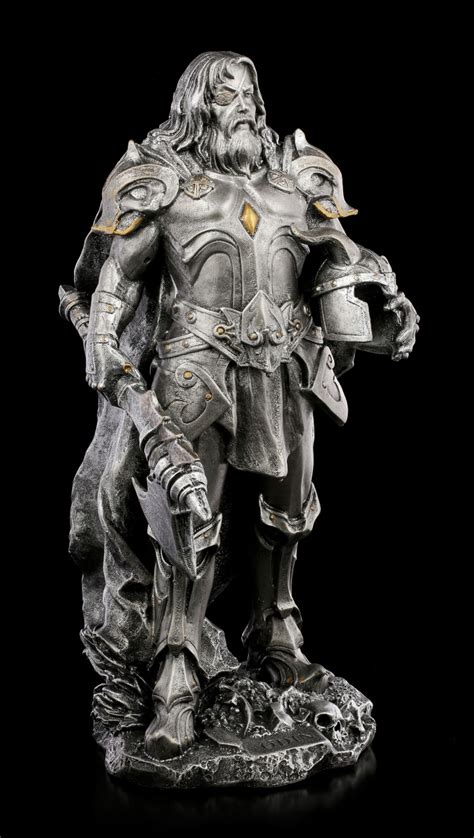 Odin Figurine Germanic God With Armor Gods Figures Gothic Shop
