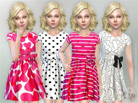 Designer Dresses Collection P64 By Lillka At Tsr Sims 4 Updates