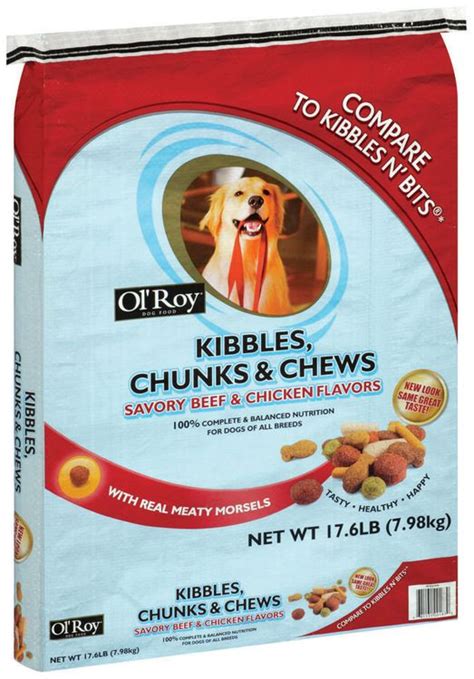 Diamond naturals chicken and rice: Ol' Roy® Kibbles Chunks & Chews Savory Beef & Chicken ...