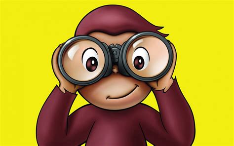 Curious George Monkey Cartoon Wallpaper 1680x1050 9179
