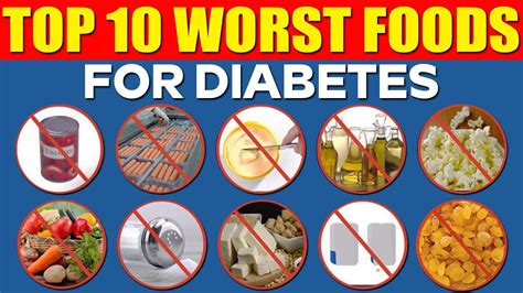 Top 10 Worst Foods For Diabetes Prevent Diabetes