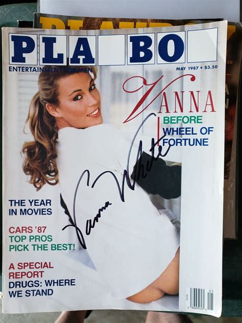 Mavin Vanna White Autographed Playboy Magazine May Signed
