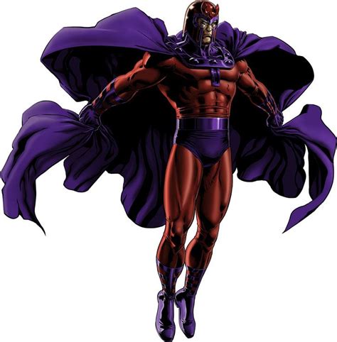 Magneto Marvel Comics In Majesty Over A White Background Marvel