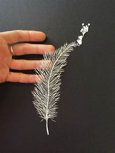 Stunning Intricate Paper Cut Art By Maude White Design Swan