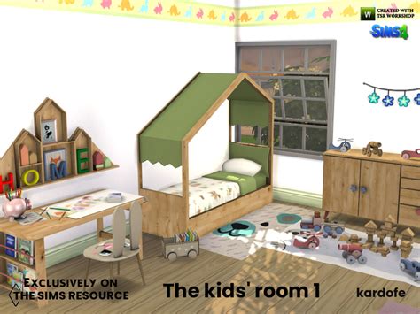 Kardofes The Kids Room Kids Bedroom Sets Kids Room Sims 4 Cc