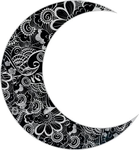 Floral Crescent Moon Crescent Moon Tattoo Crescent Moon Art Moon Tattoo