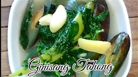 Easy Ginisang Tahong Ang Sarap Humigop Ng Mainit Na Sabawjenny Solanoy Youtube