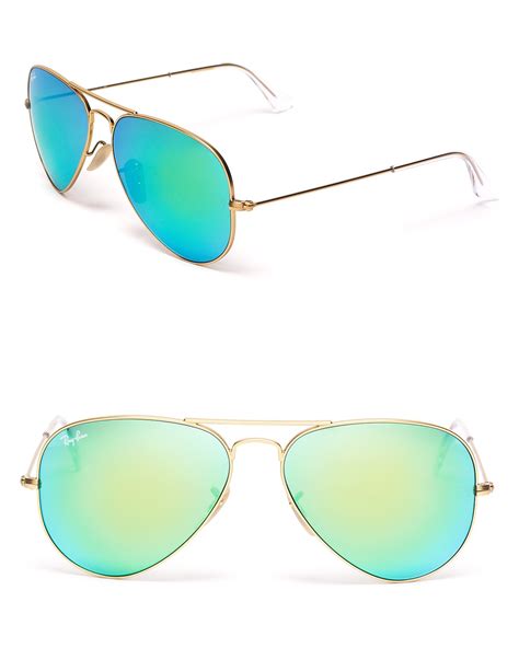 Ray Ban Mirror Aviator Sunglasses Bloomingdales