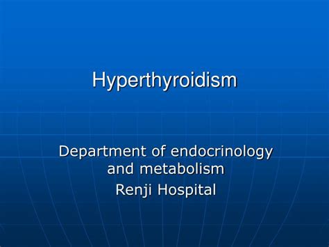 Ppt Hyperthyroidism Powerpoint Presentation Free Download Id1270319