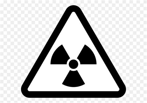 Free Radiation Icon Hazard Clip Art At Clker Radiation Symbol Triangle