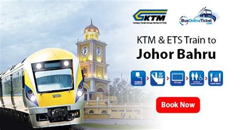 All the buses are well maintained easy online bus booking methods and secure payment options on redbus.sg enable travellers to book kuala lumpur tesco to jb larkin bus. KTM & ETS Train to JB | BusOnlineTicket.com