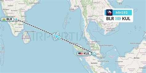Mh193 Flight Status Malaysia Airlines Bangalore To Kuala Lumpur Mas193