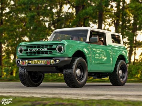 2021 Bronco Styling Looks Quite Natural On International Scout Redo