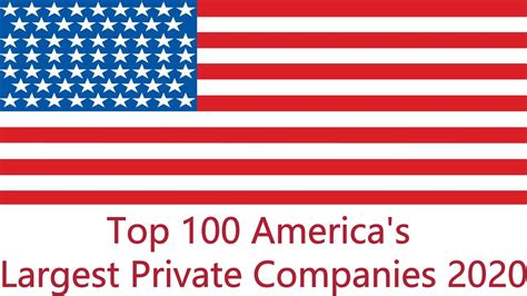 Top 100 Americas Largest Private Companies 2020 Youtube
