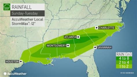 Threats Of Severe Weather Flash Flooding Persist For The Southeast