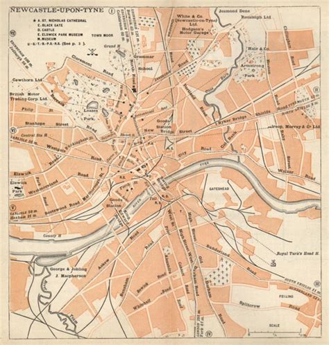Newcastle Upon Tyne Map Newcastle Upon Tyne Uk Mappery