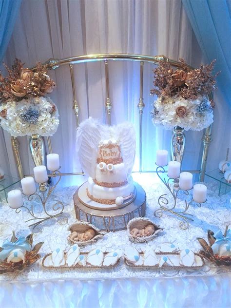 Our baby clothes sale range includes outfits for baby boys and girls, and neutral unisex clothes perfect for baby showers or to prepare for your little ones arrival into the world. Baby Boy Angel Shower - Baby Shower Ideas 4U