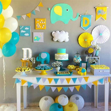 Mesas Para Baby Shower Shower Bebe Baby Boy Shower Baby Party Baby