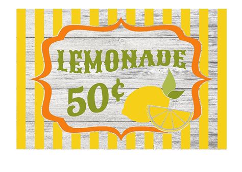 Lemonade Stand Rustic Kitchen Metal Signs 12 X 8 Ebay