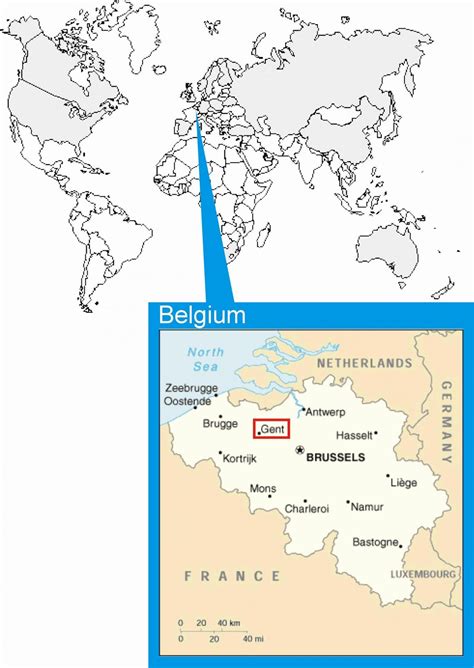 Where Is Brussels On The Map Map Of Where Brussels Is Belgium