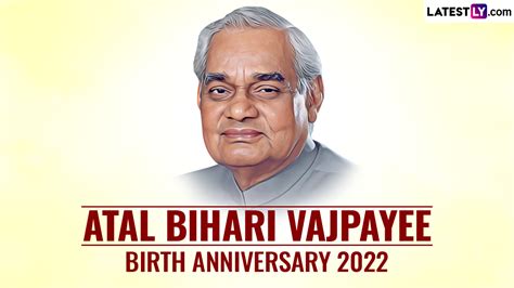 Atal Bihari Vajpayee Birth Anniversary 2022 Images And Hd Wallpapers For Free Download Online