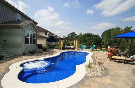 Consider your options before breaking ground, and your construction will go swimmingly. Leisure Pools : Allure 40 SPA Combo Pool Model | Leisure ...