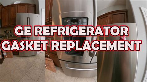 How To Fix Ge Refrigerator Gasket Broken Model Cfsp5rkbcss How To