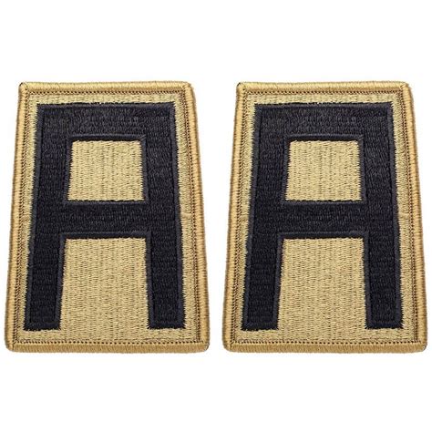 1st Army Ocp Patch With Hook Fastener Pair For Ocp Uniforms Bradley