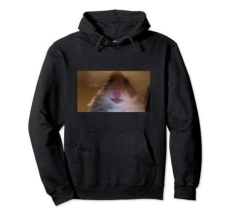 Funny Dank Meme Hamster Staring Front Camera Internet T Pullover Ho