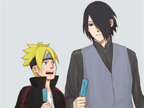 Boruto And Sasuke By Naruto3119 On Deviantart