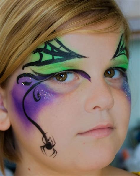Face Paint Ideas For A Witch Face Painting Witch Paint Halloween