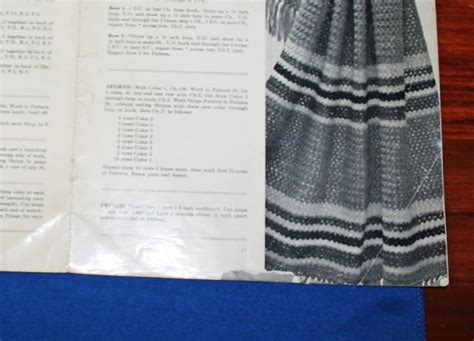 Vintage Columbia Minerva Afghans Crochet And Knitting Booklet 1942