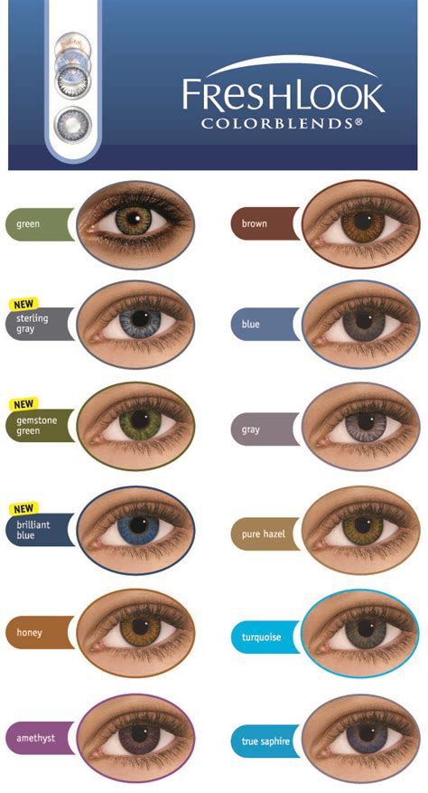 Freshlook Colorblends Coloured Contact Lenses