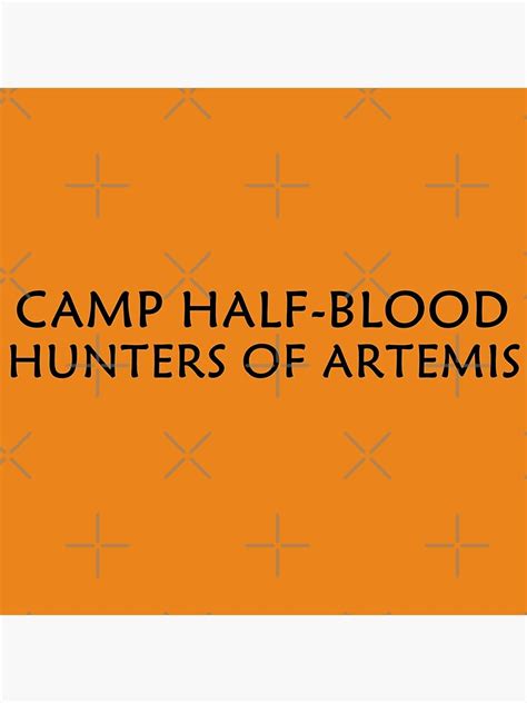 Camp Half Blood Hunters Of Artemis Poster For Sale By Echohicks1117