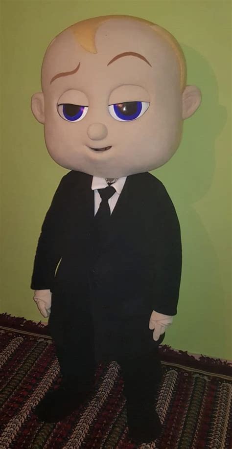 Boss Baby Mascot Costume Cosplay Party Fancy Dress For Adult Etsy