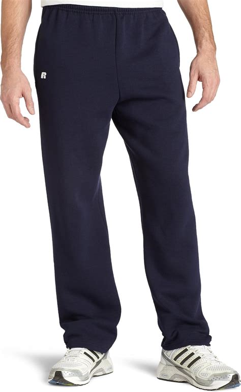 Russell Athletic Mens Dri Power Open Bottom Sweatpants With Pockets Men