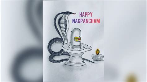 Nag Panchami Drawing How To Draw Nag Panchami Special Naag