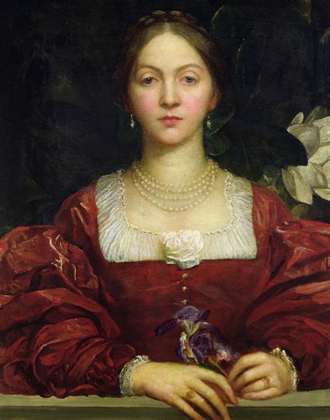 Portrait Of Countess Of Airlie Painting By George Frederick Watts