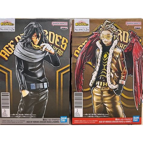 【勇士小舖】 代理版 Banpresto 景品 我的英雄學院 Age Of Heroes 相澤消太霍克斯 蝦皮購物